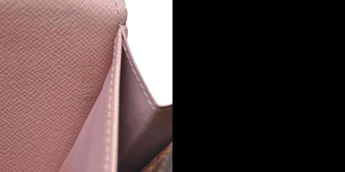 LOUIS VUITTON Damier Ebene Portefeuille Sarah Long Wallet CA2119