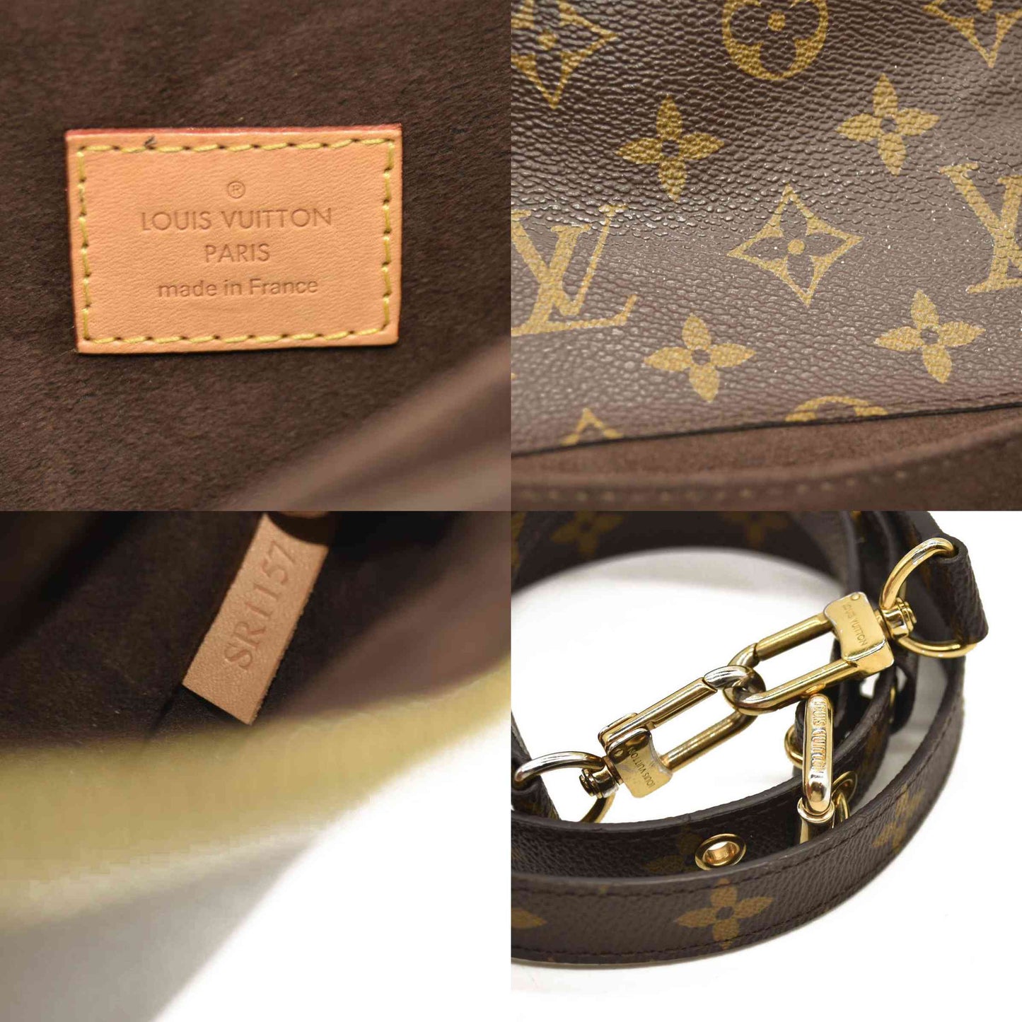 LOUIS VUITTON  Monogram Pochette Metis SR1157