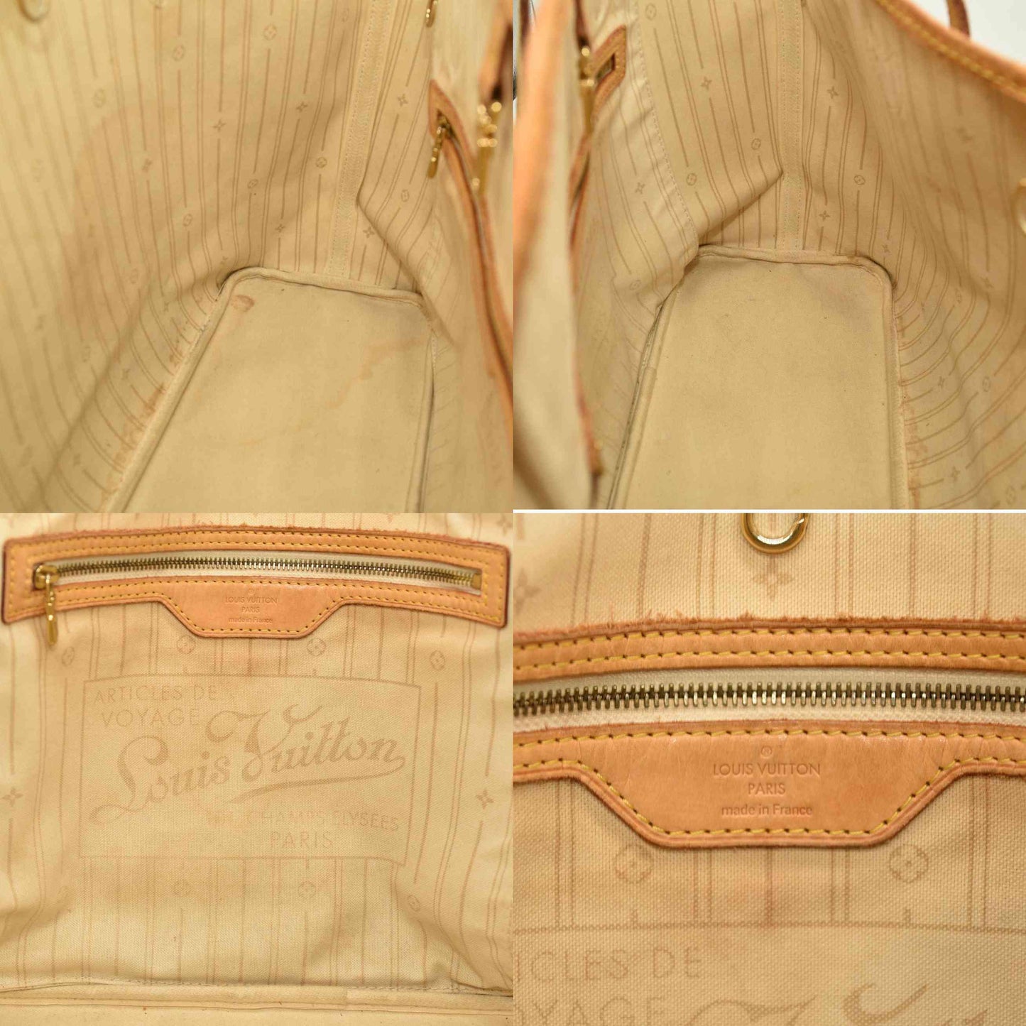 LOUIS VUITTON  Damier Azur Neverfull MM SP0170