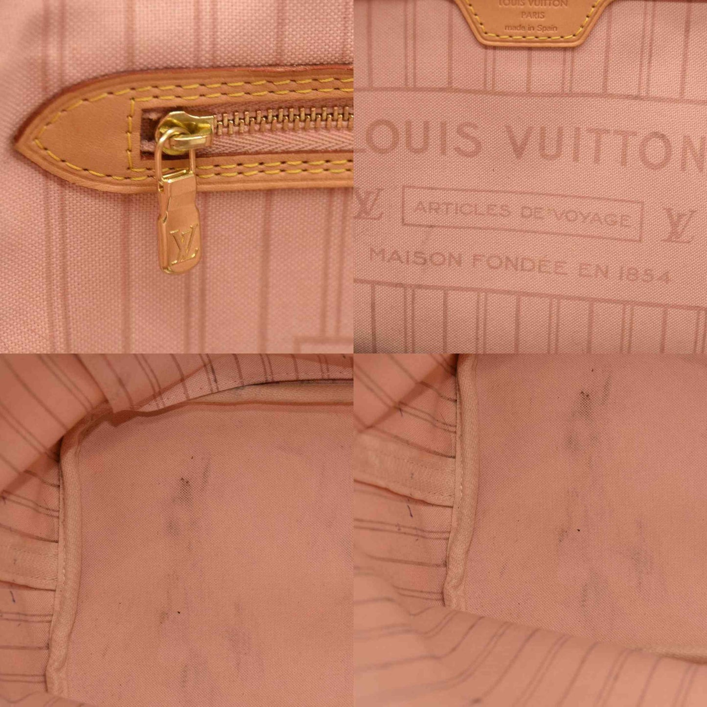 Louis Vuitton  Damier Azur Tahitienne Neverfull MM