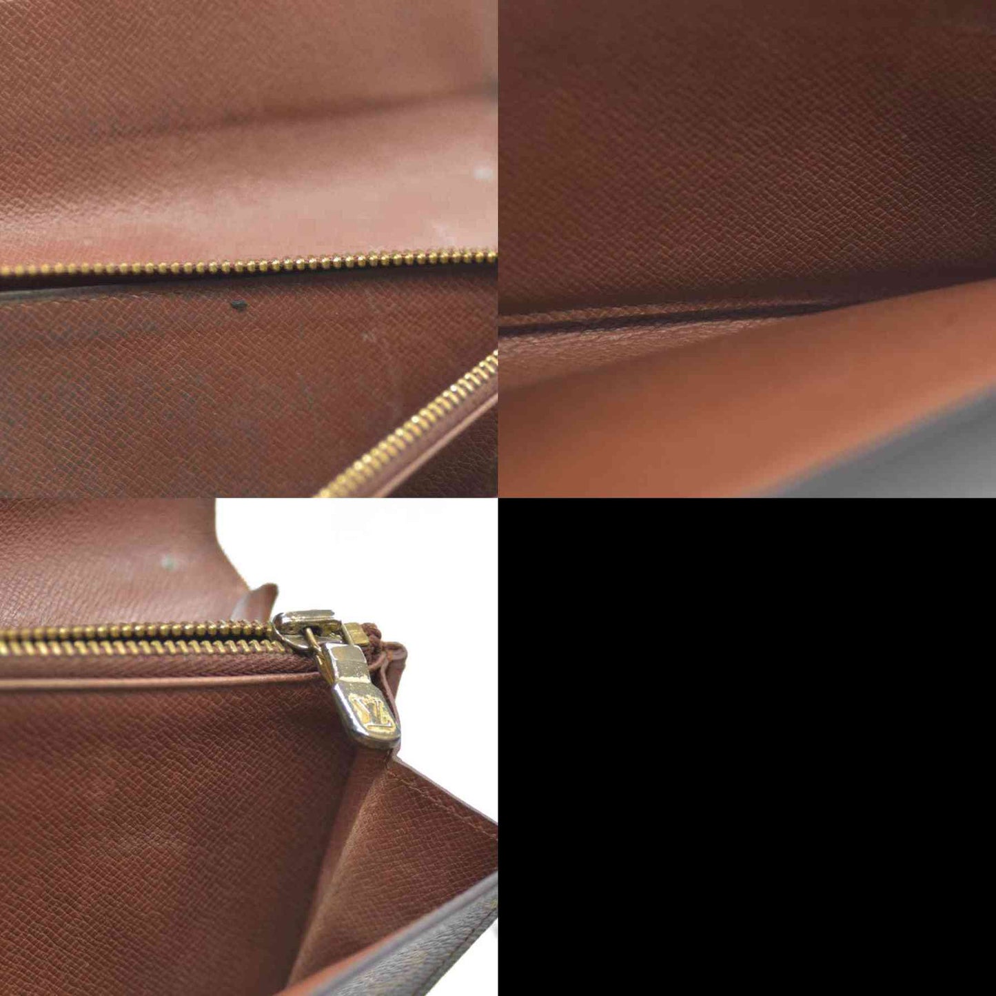 Louis Vuitton Monogram Portefeiulle Sarah Long Bifold Wallet Brown 881AN