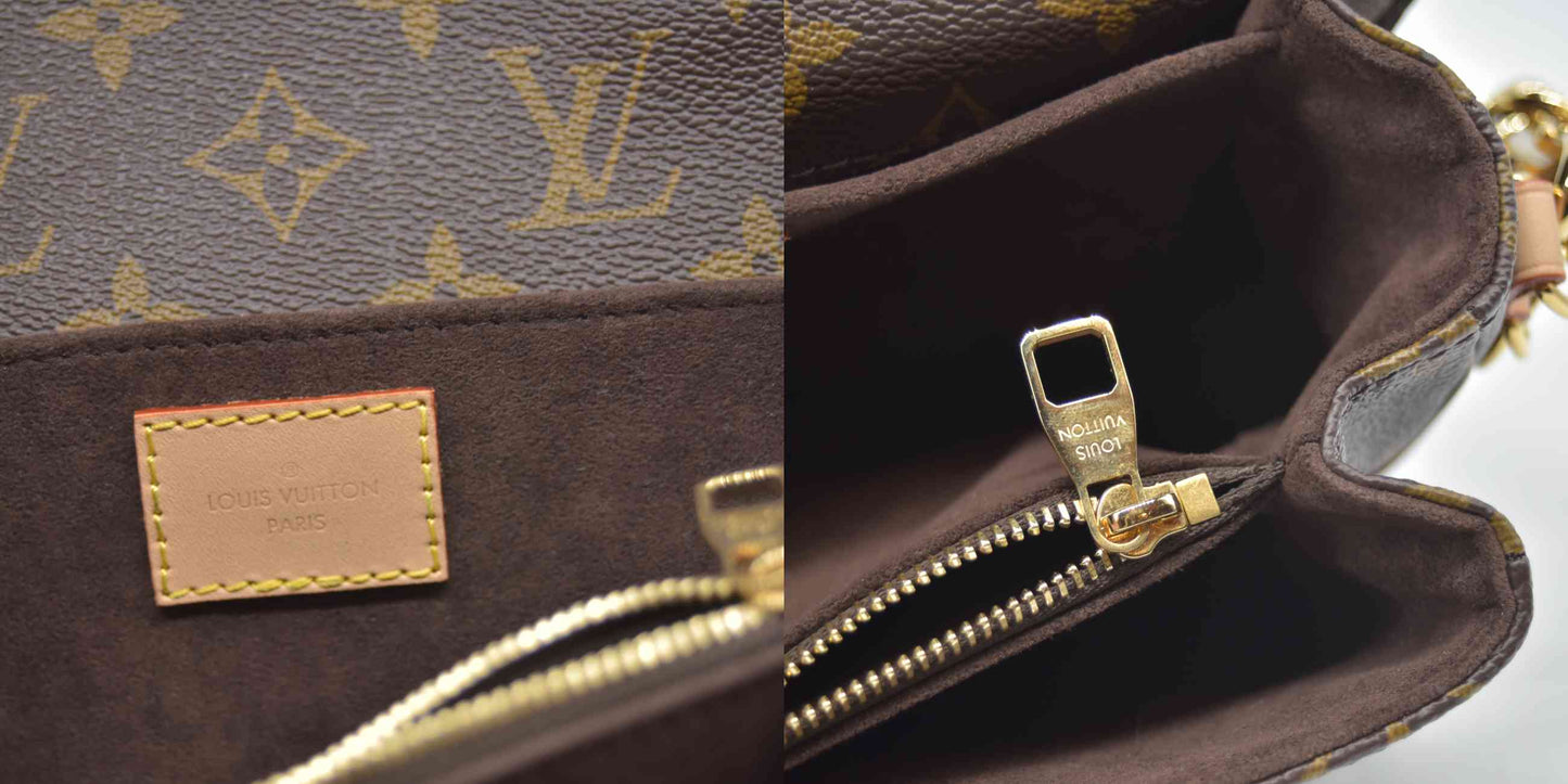 $3300 RFID Louis Vuitton Monogram Pochette Métis East West
