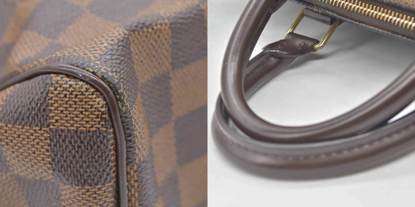 $1490 2006 Louis Vuitton Damier Ebene Speedy 25 SD0066