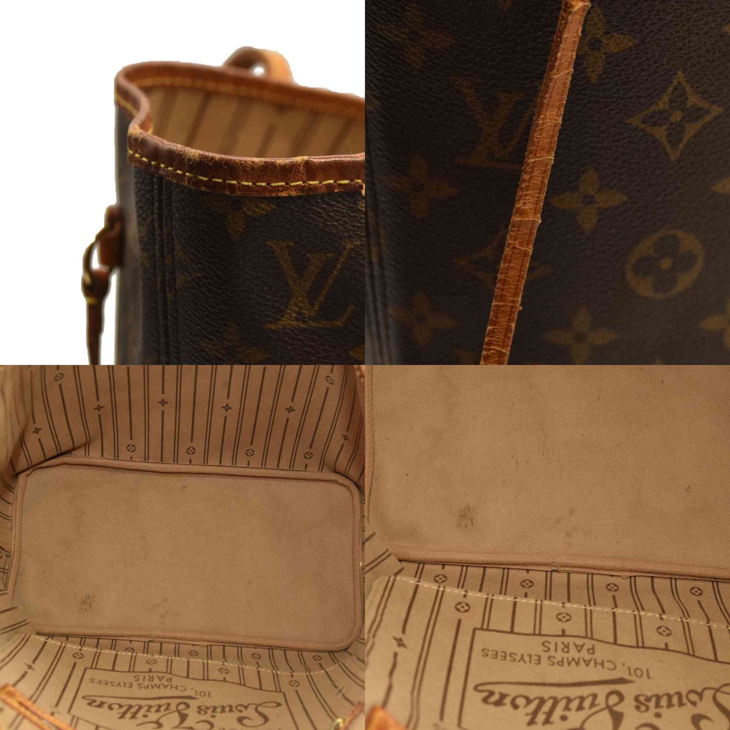 Louis Vuitton  Monogram Neverfull MM France AR0996