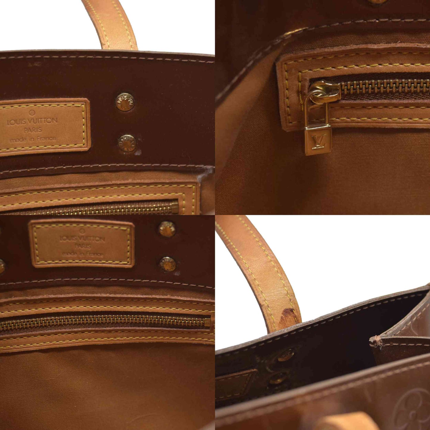$800 CONSIGNMENT Louis Vuitton  Vernis Reade PM Bronze