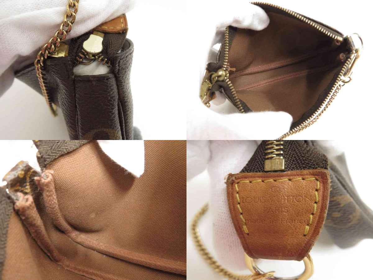 $845 2015 Louis Vuitton Monogram Mini Pochette Accessories SF2115