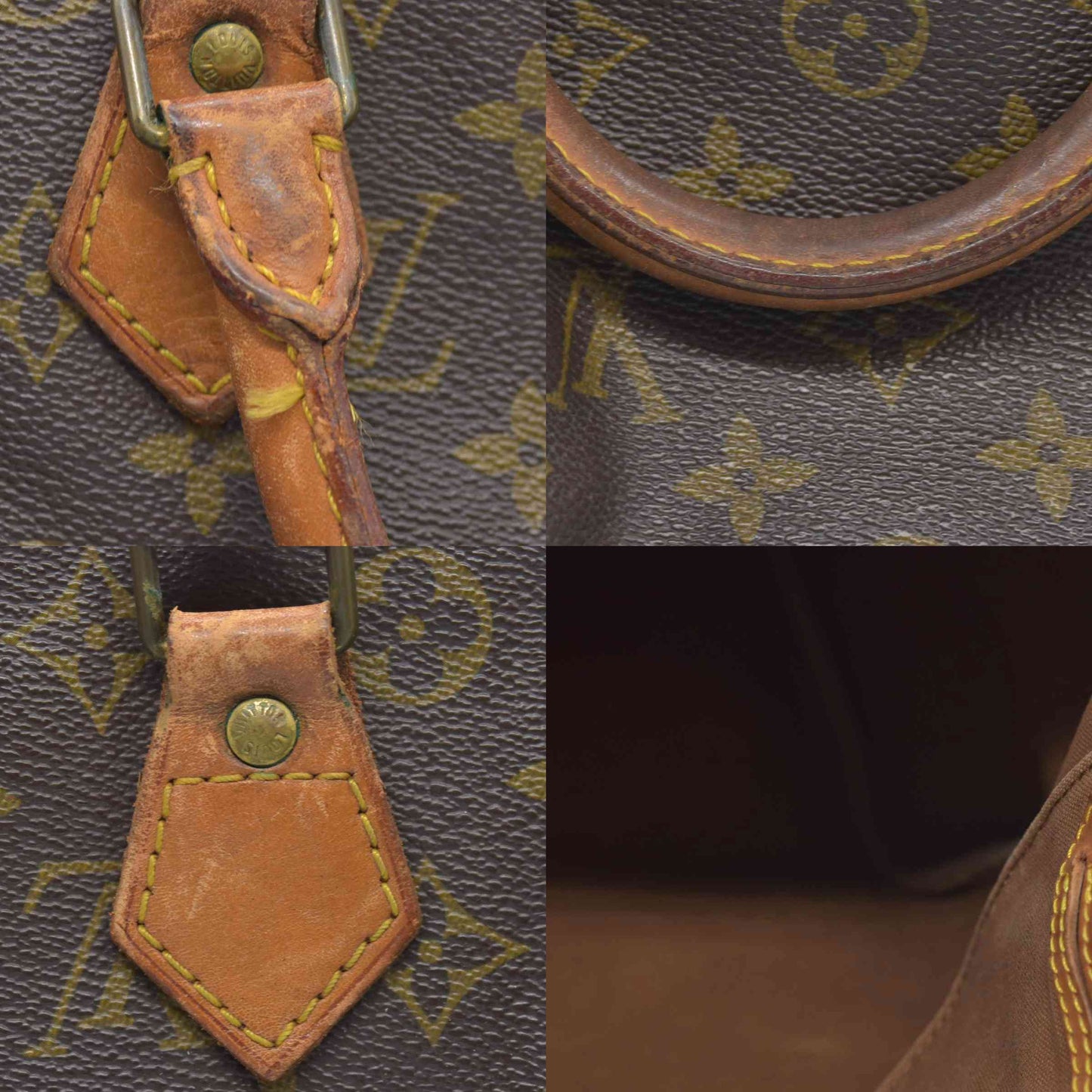 $1550 1984 Louis Vuitton Monogram Speedy 30 SA843