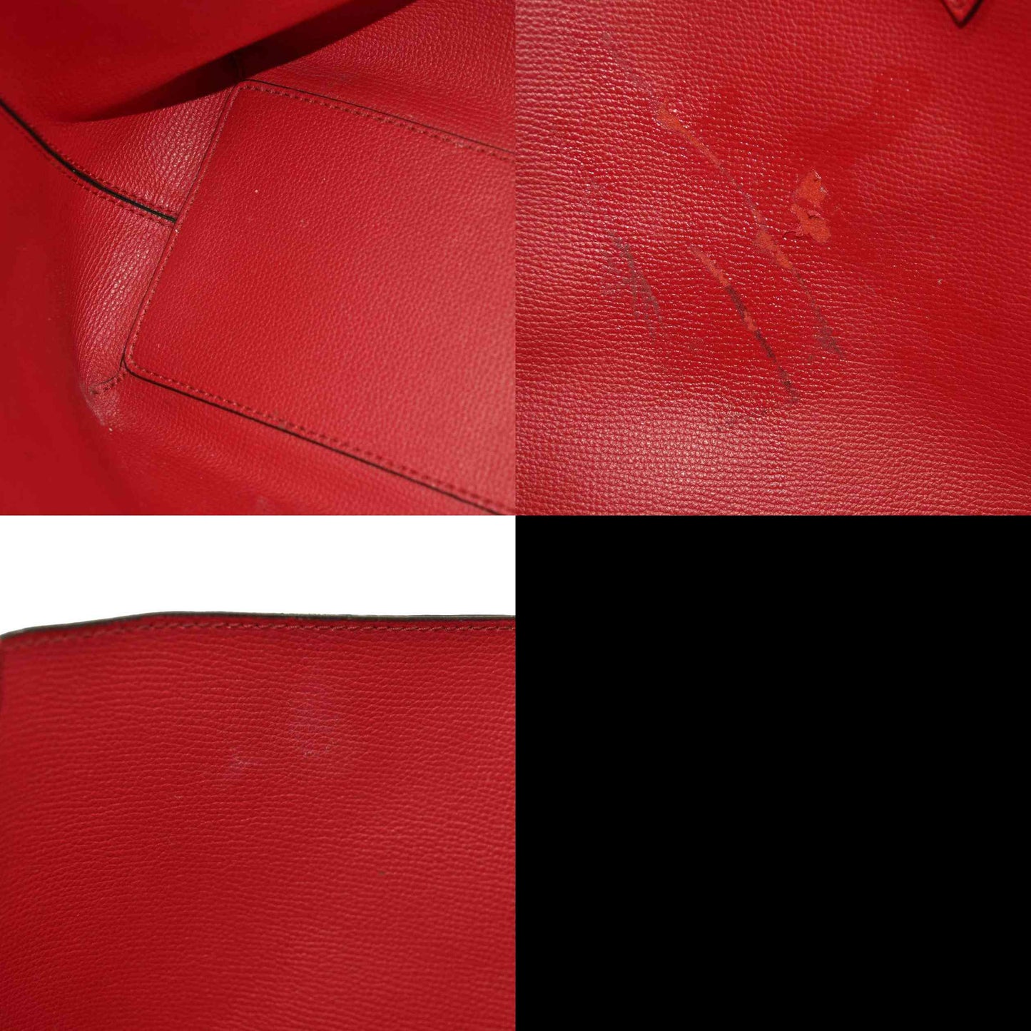Burberry  Haymarket Check Medium Reversible Tote Poppy Red