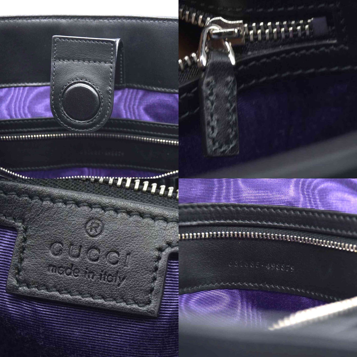 $2750 Gucci  Calfskin GG Matelasse Medium Ophidia Shopping Tote Black