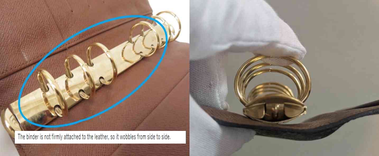 $755 LOUIS VUITTON Monogram Medium Ring Agenda Cover