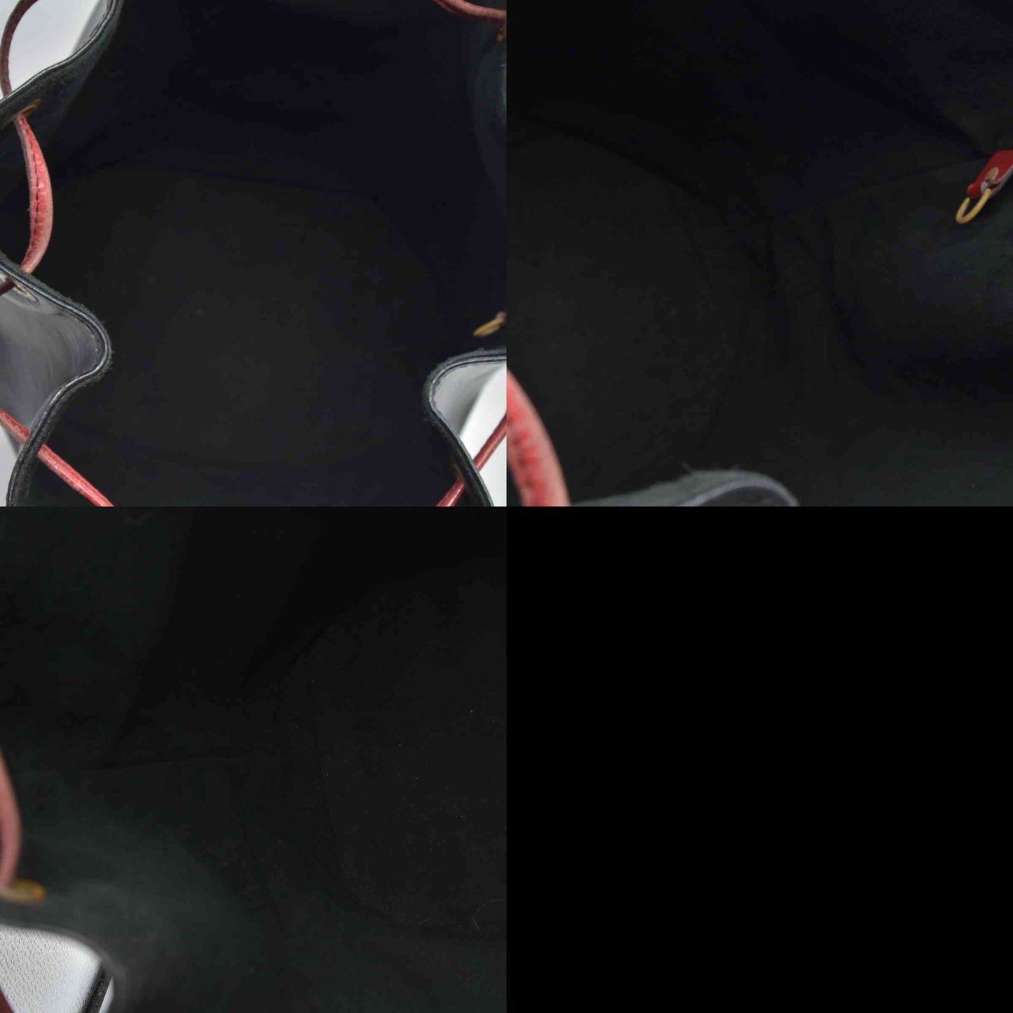 $3350 Louis Vuitton Epi Leather Noe Red and Black CONSIGNMENT