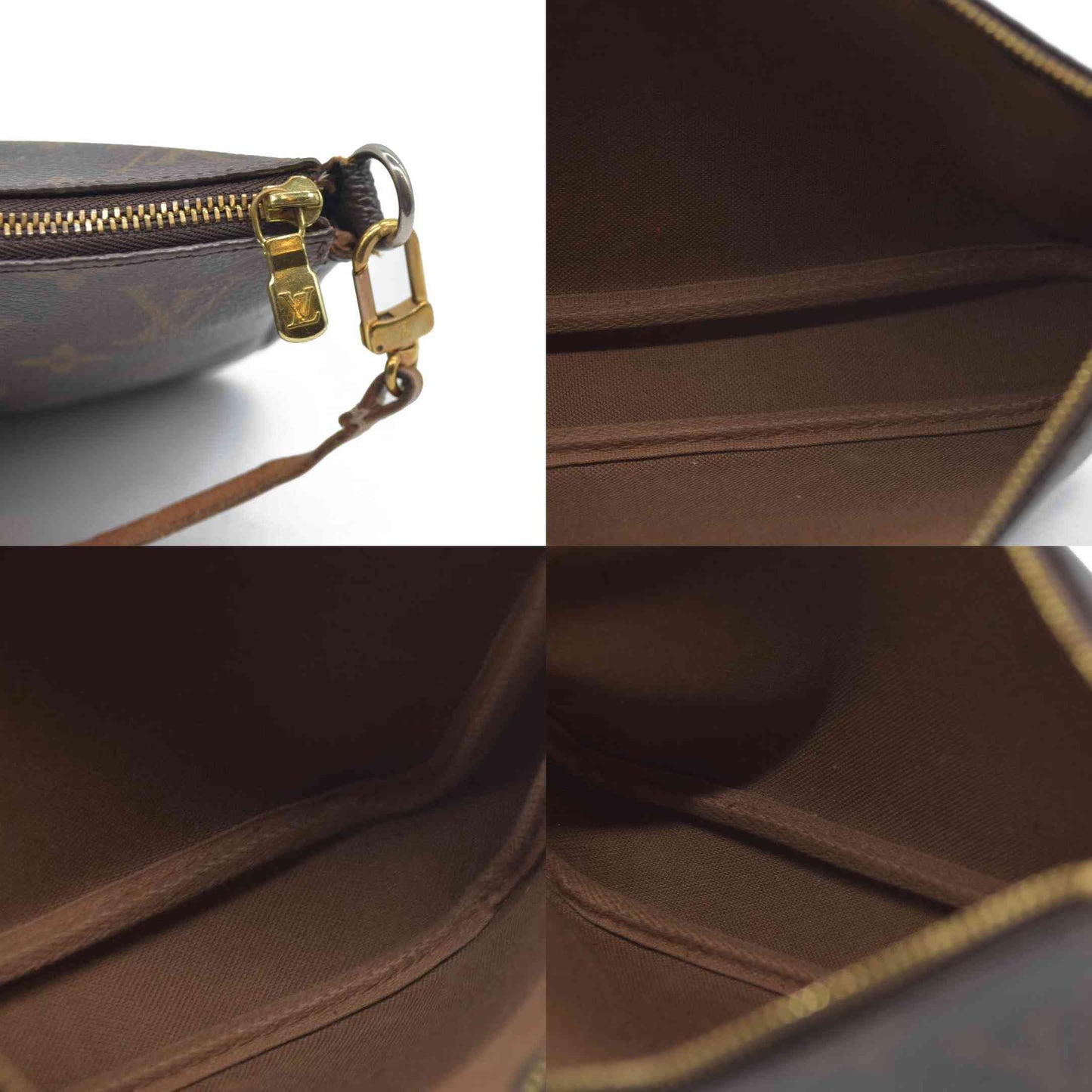 AUCTION $1290 Louis Vuitton Monogram Pochette Accessories CA0030