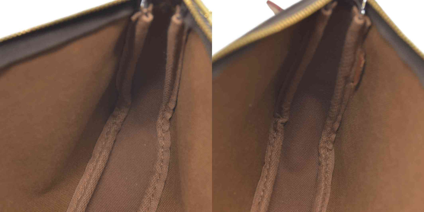 Louis Vuitton LV Accessories Pouch Pochette Accessoires Brown Monogram AUCTION CONSIGNMENT