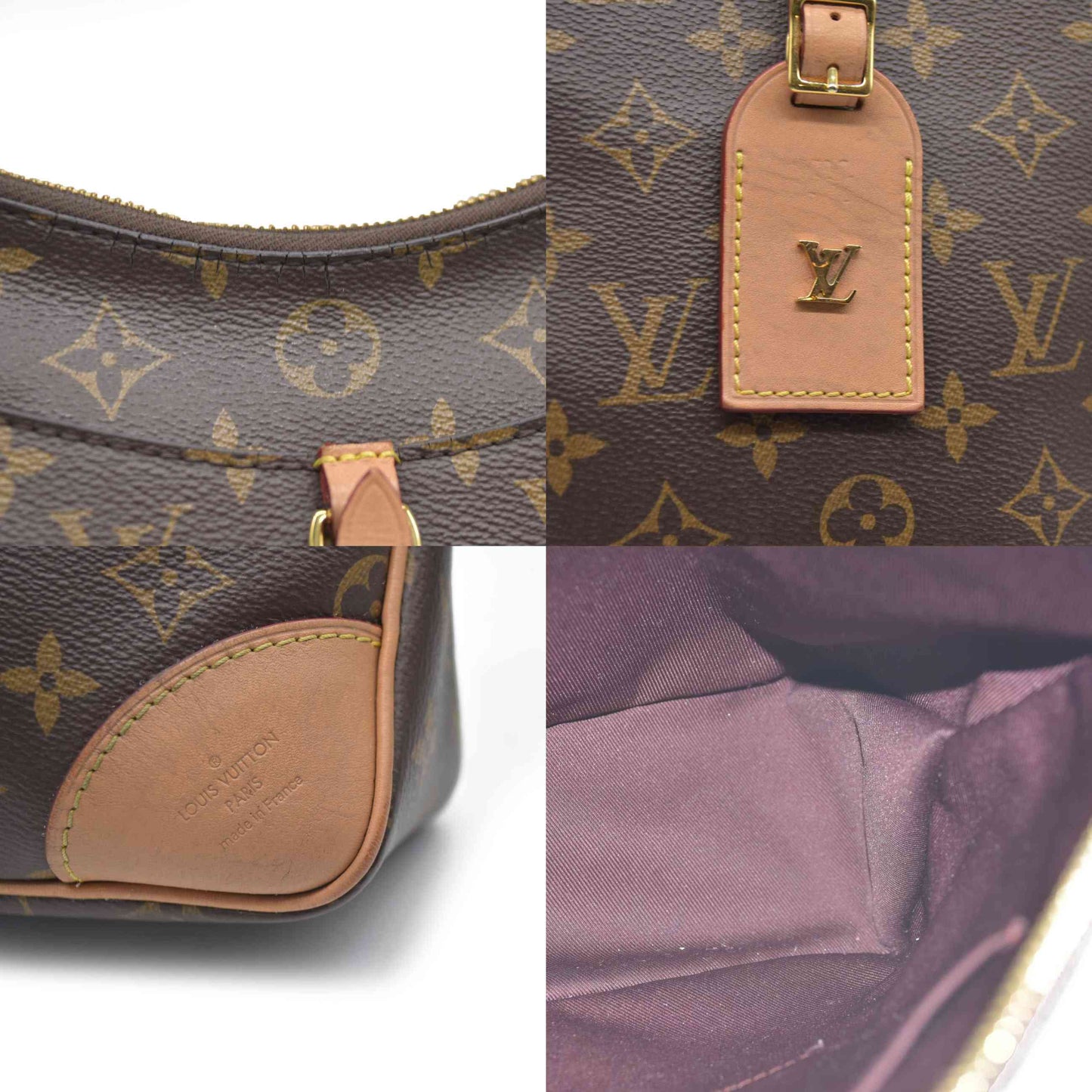 $2230  Louis Vuitton  Monogram Odeon MM Natural