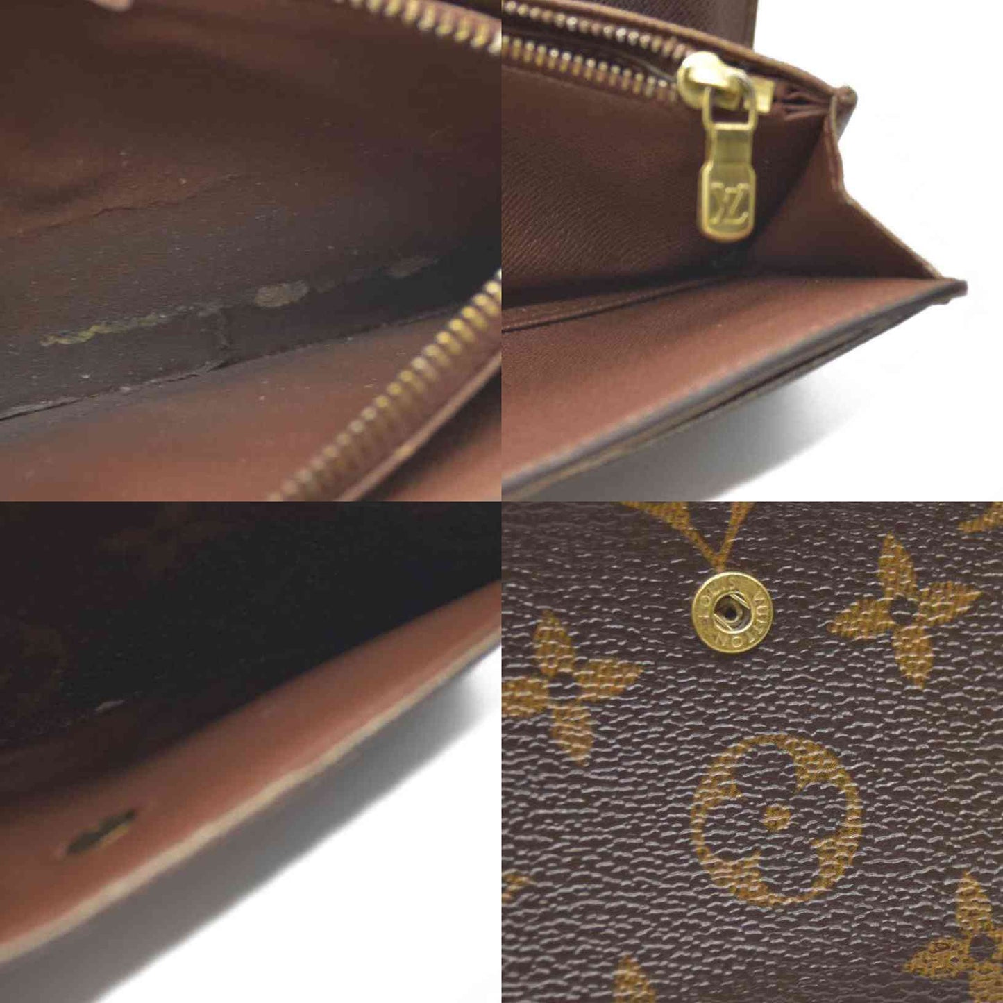 LOUIS VUITTON Monogram Alexandra Trifold Wallet