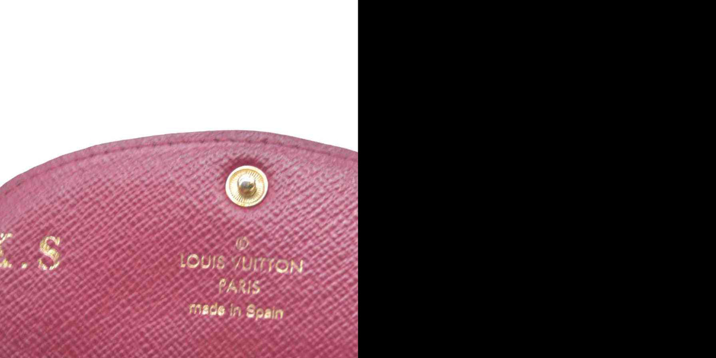 Louis Vuitton Monogram Porte Monnaie Rosalie Coin Purse Wallet Brown UB2108