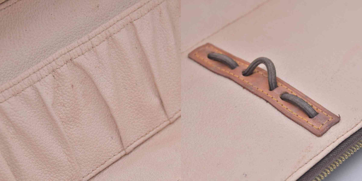 $880 2002 LOUIS VUITTON Monogram Trousse Blush LARGE VI0052