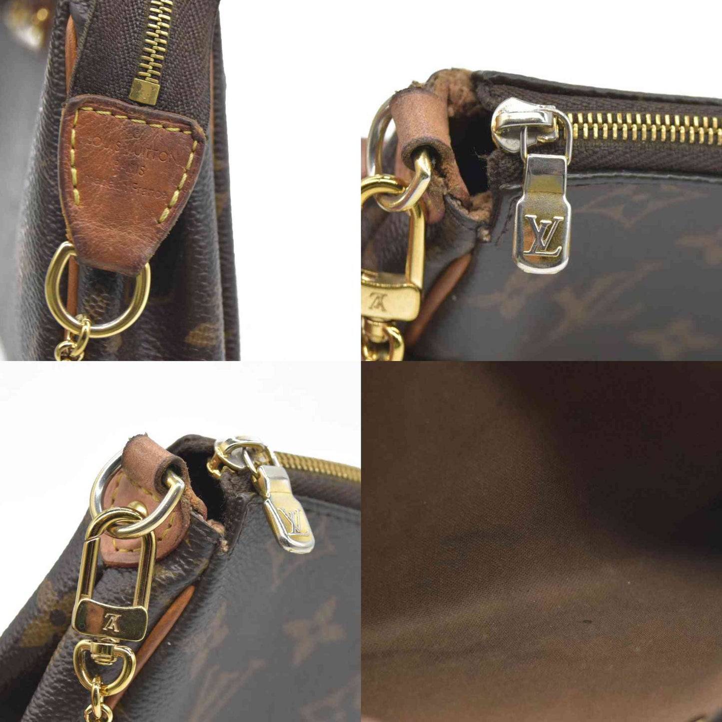 $1460 Louis Vuitton LV Monogram Eva Pochette