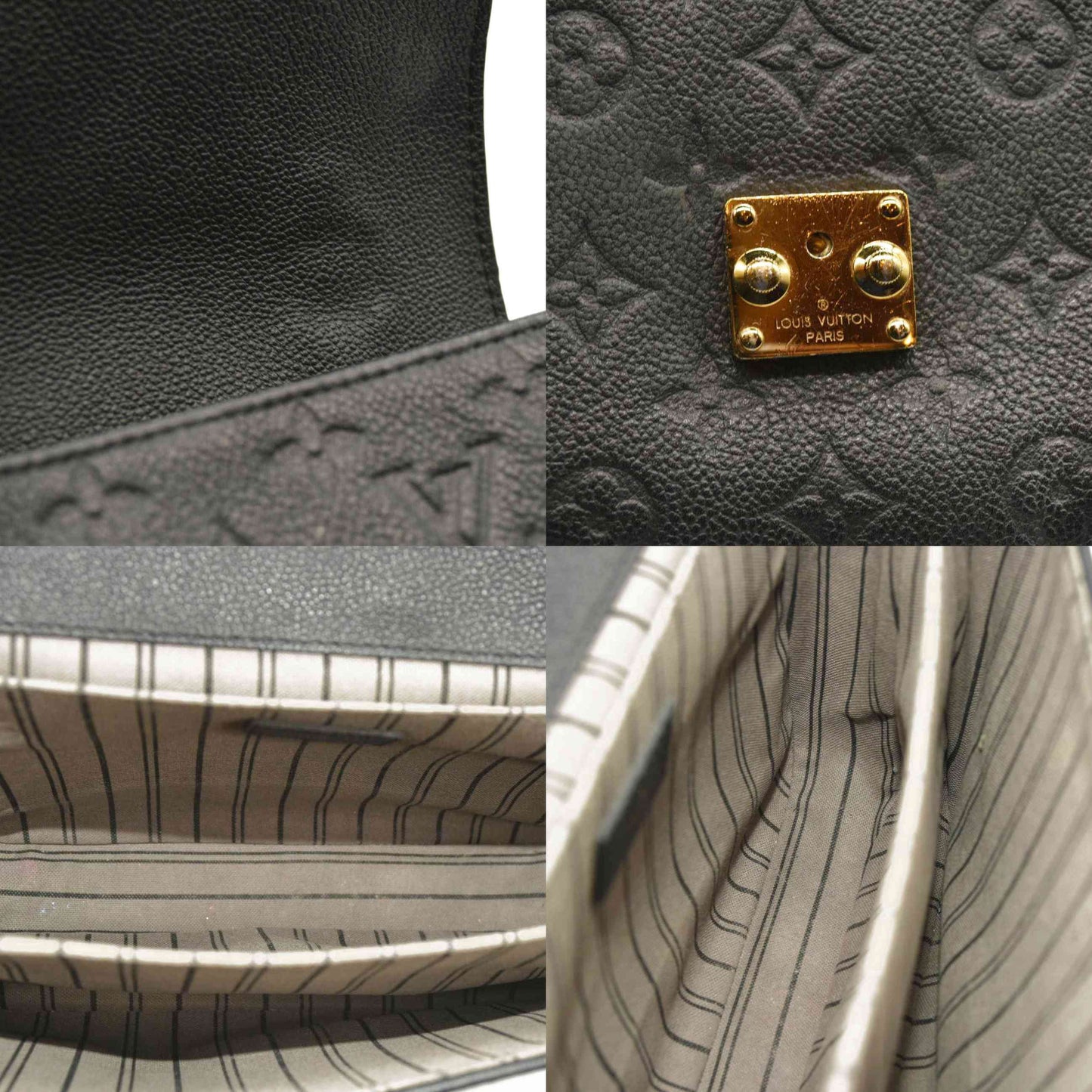 LOUIS VUITTON Empreinte Pochette Metis Black