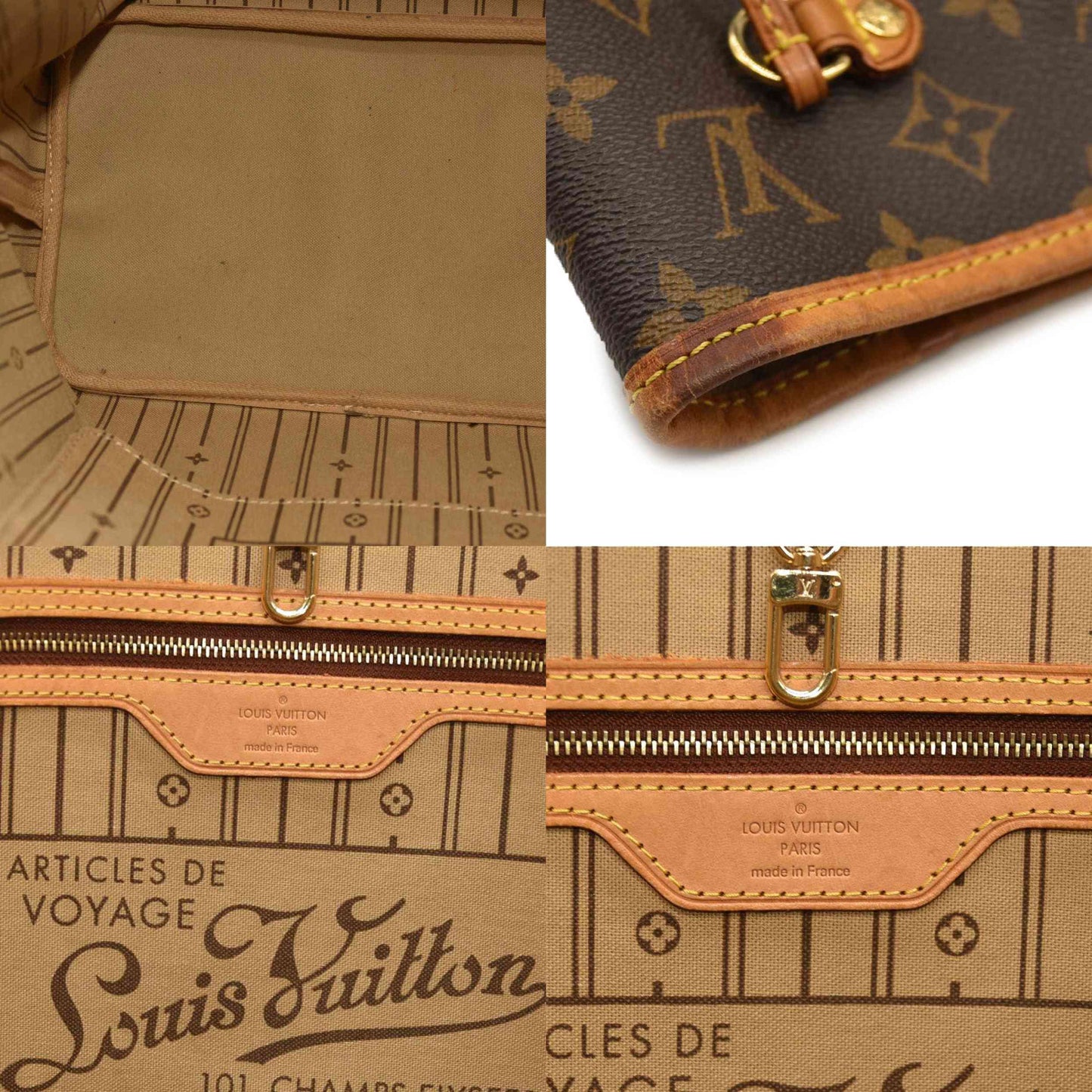 LOUIS VUITTON  Monogram Neverfull MM AR3087