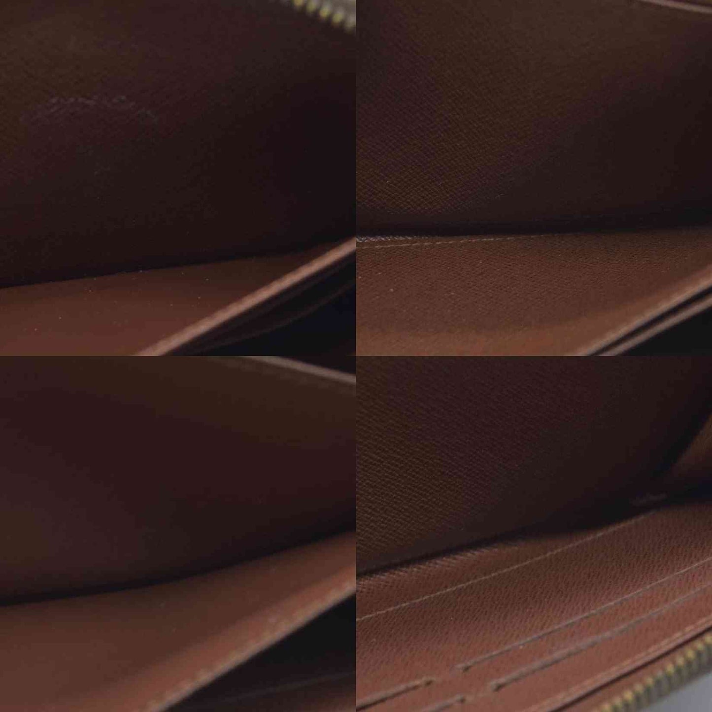 $915 Louis Vuitton 2011 LV Monogram Zippy Wallet CA1131