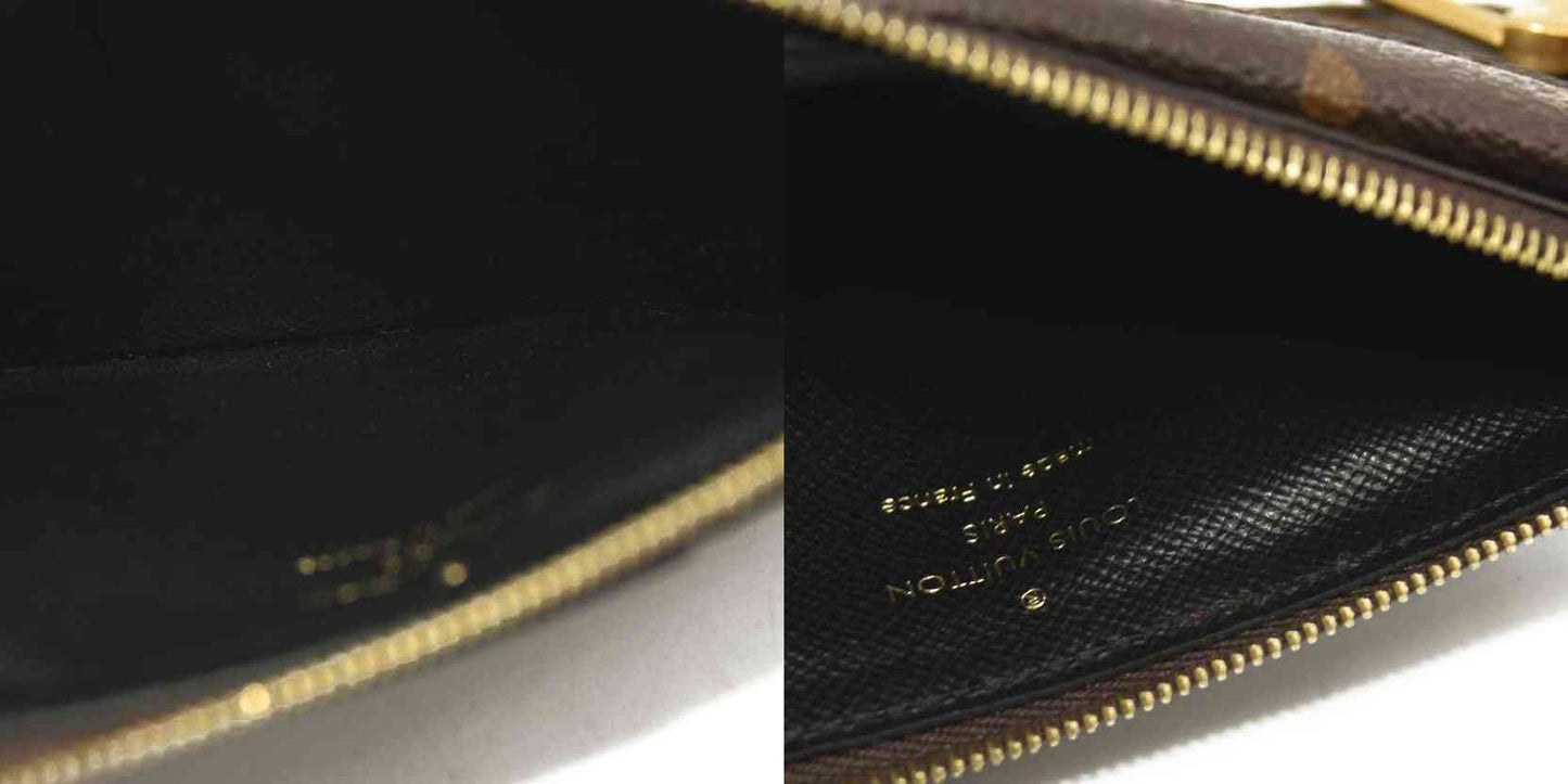 LOUIS VUITTON  Monogram Recto Verso Card Holder Black