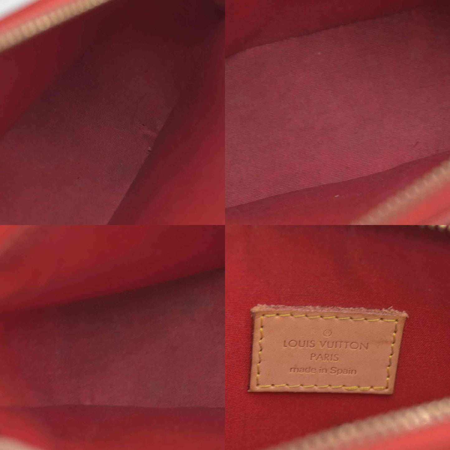 $810 2004 Louis Vuitton Vernis Mallory Square Pink CA1014