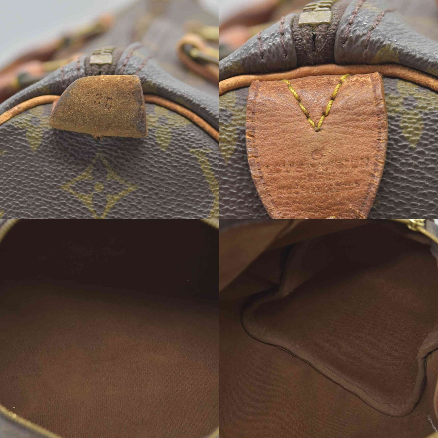 $1550 1988 Louis Vuitton Monogram Speedy 30 VI883