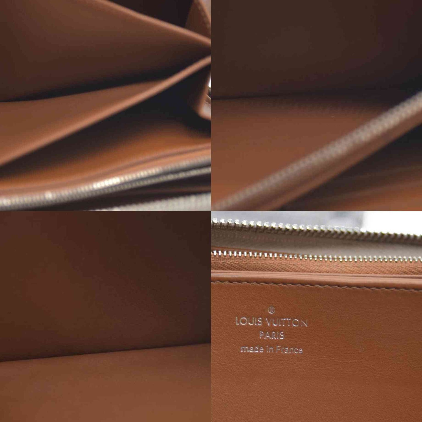 Louis Vuitton Mahina Zip Around Long Wallet Beige TN4139