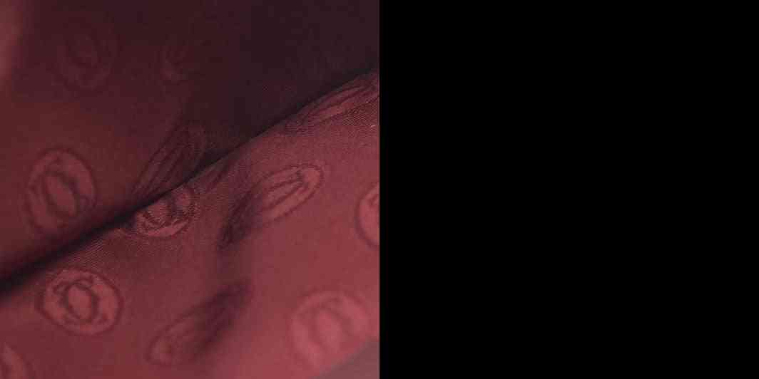 Must de Cartier Leather Bifold Long Wallet Bordeaux