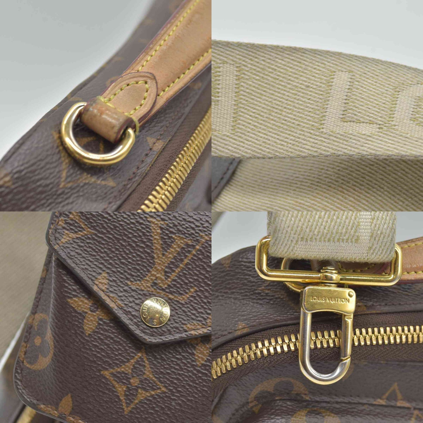 $3300 RFID Louis Vuitton Monogram Utility Crossbody