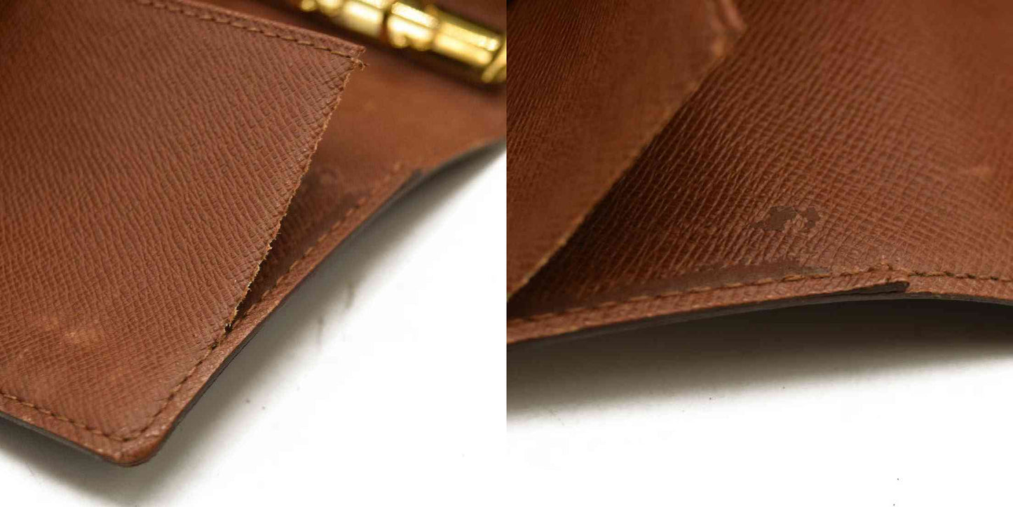 Louis Vuitton  Monogram Small Ring Agenda CA0979