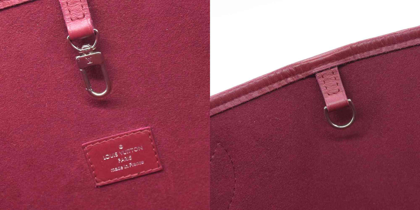 $2500 Louis Vuitton Epi Leather Neverfull MM Fuchsia SR2103