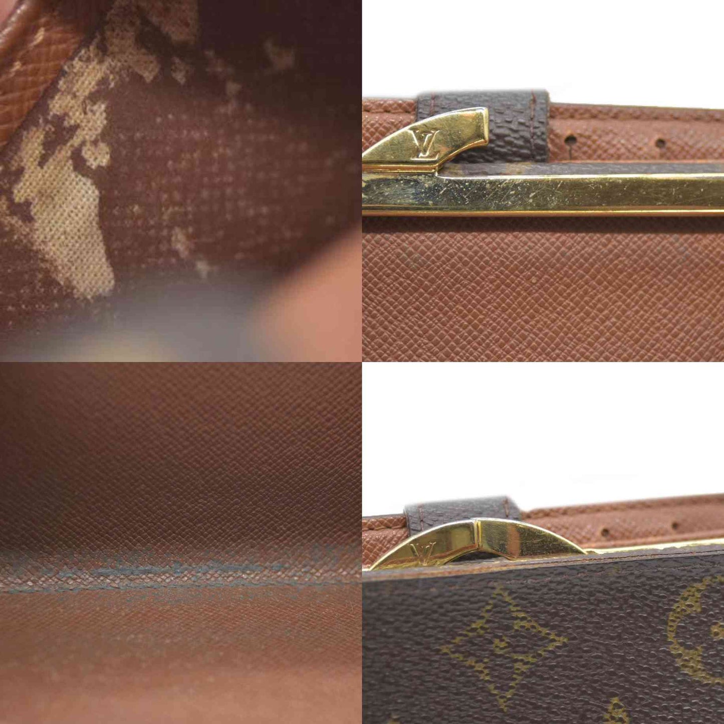 Louis Vuitton Monogram Porte Monnaie Billets Viennois Bifold Wallet CA0010