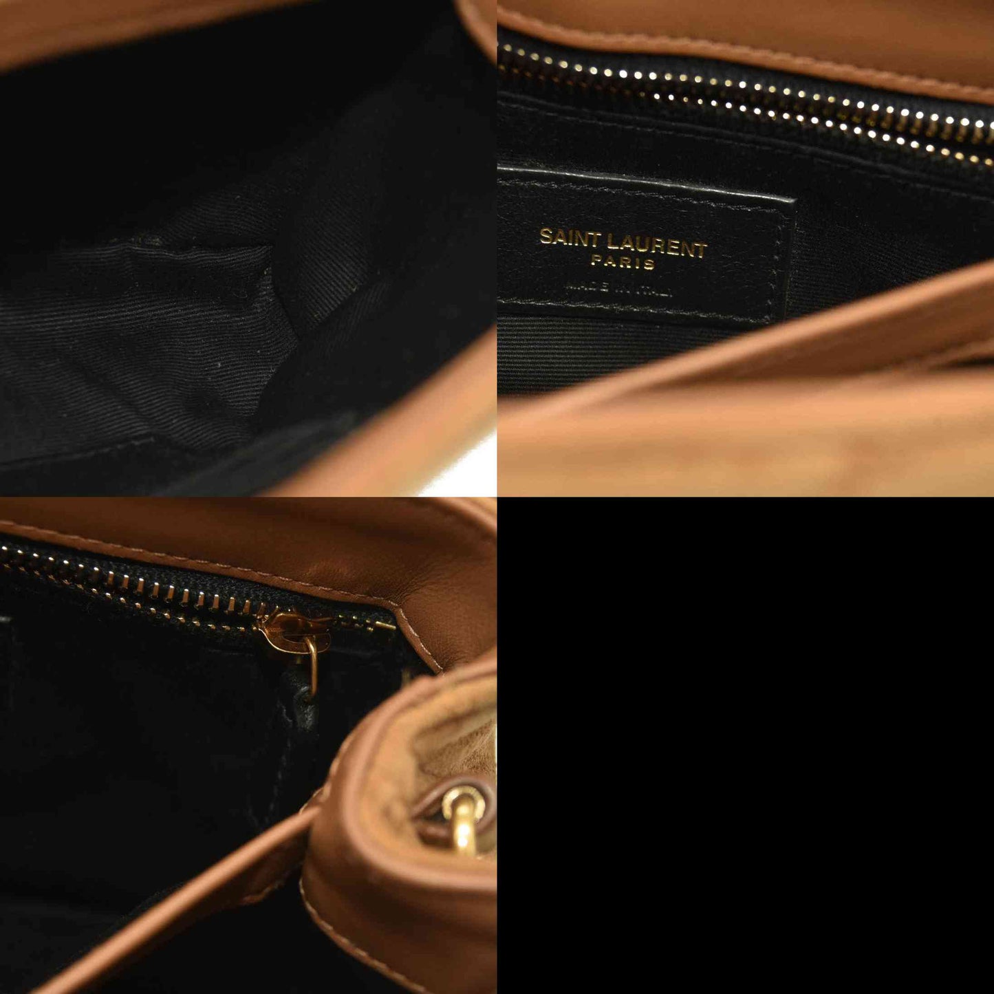 Saint Laurent  Suede Toy Loulou Shoulder Bag Cinnamon