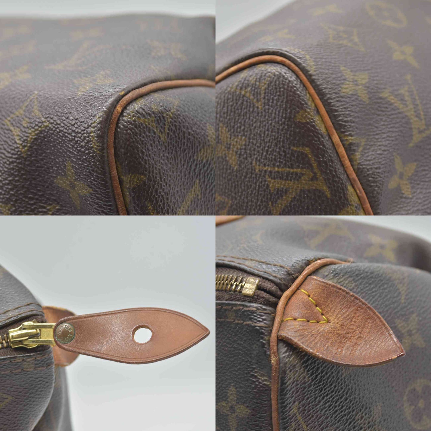 $1550 Louis Vuitton Monogram Speedy 30 Hand Bag 883 March 1988