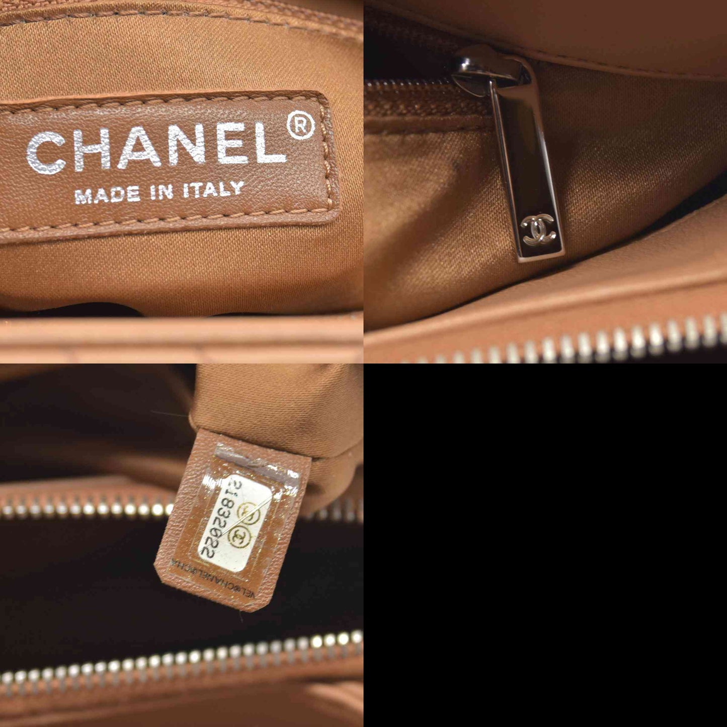 Chanel Lambskin Quilted CC Crossing Shopping Tote Red