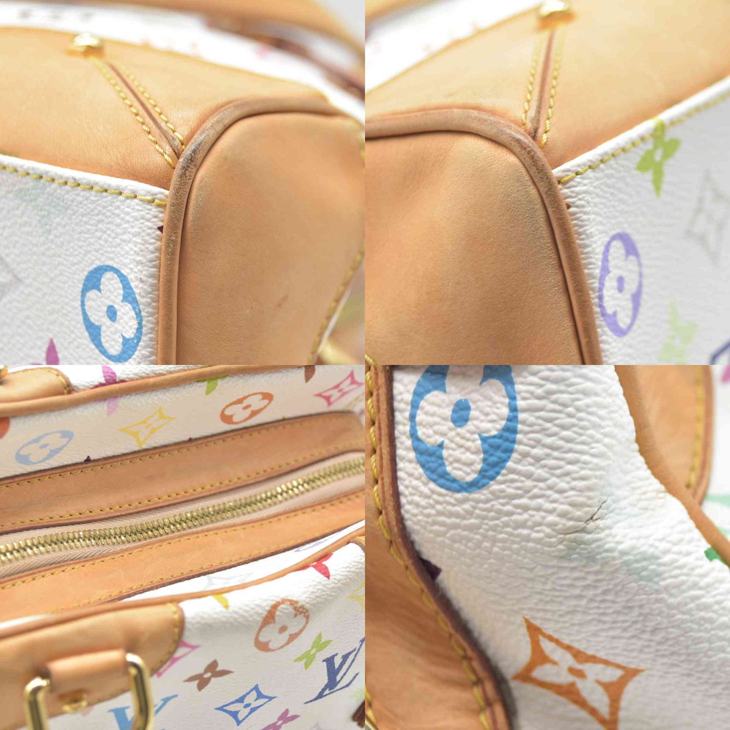 $2410 Louis Vuitton Multicolore Monogram Claudia