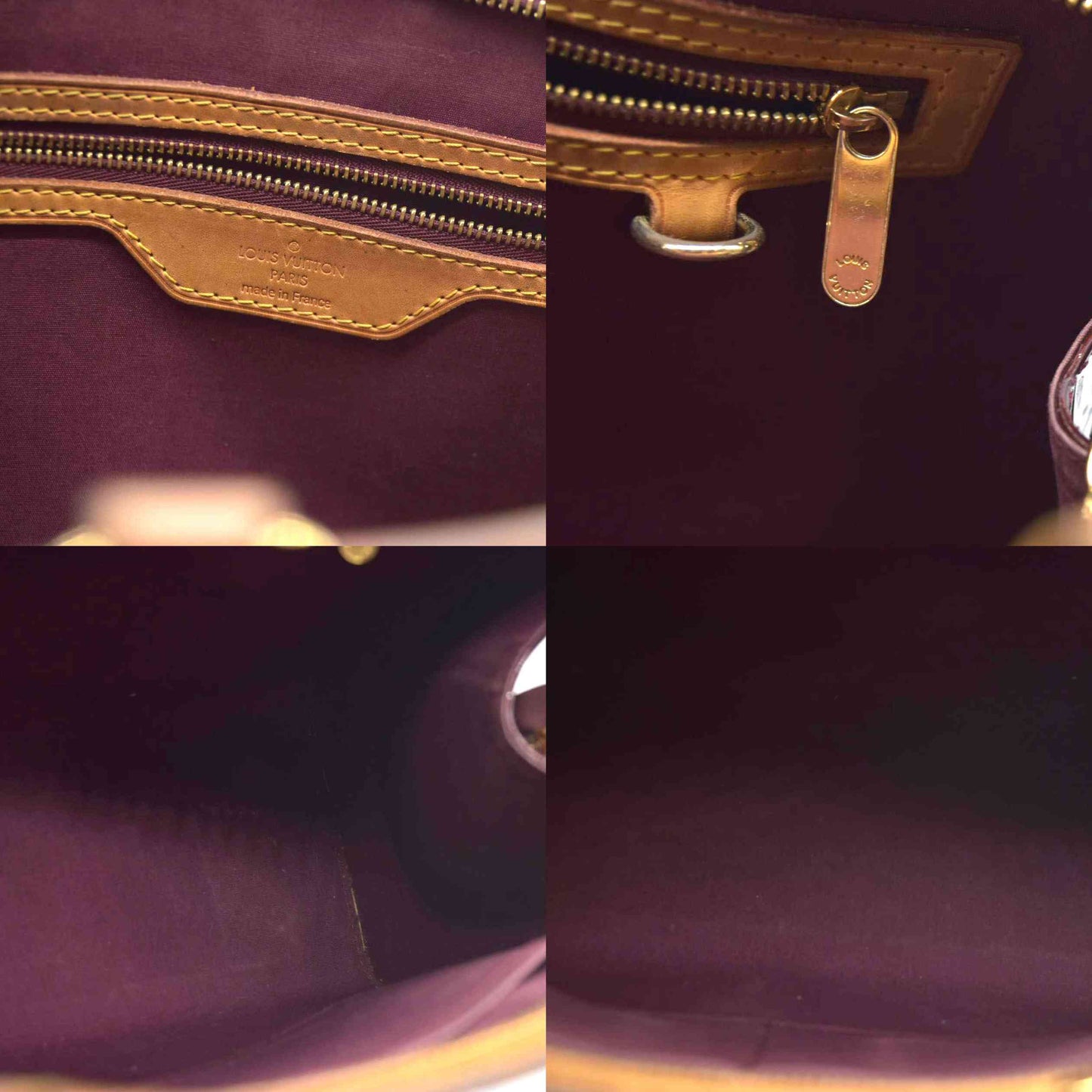 AUCTION $2730 Louis Vuitton  Vernis Brea MM Rouge Fauviste