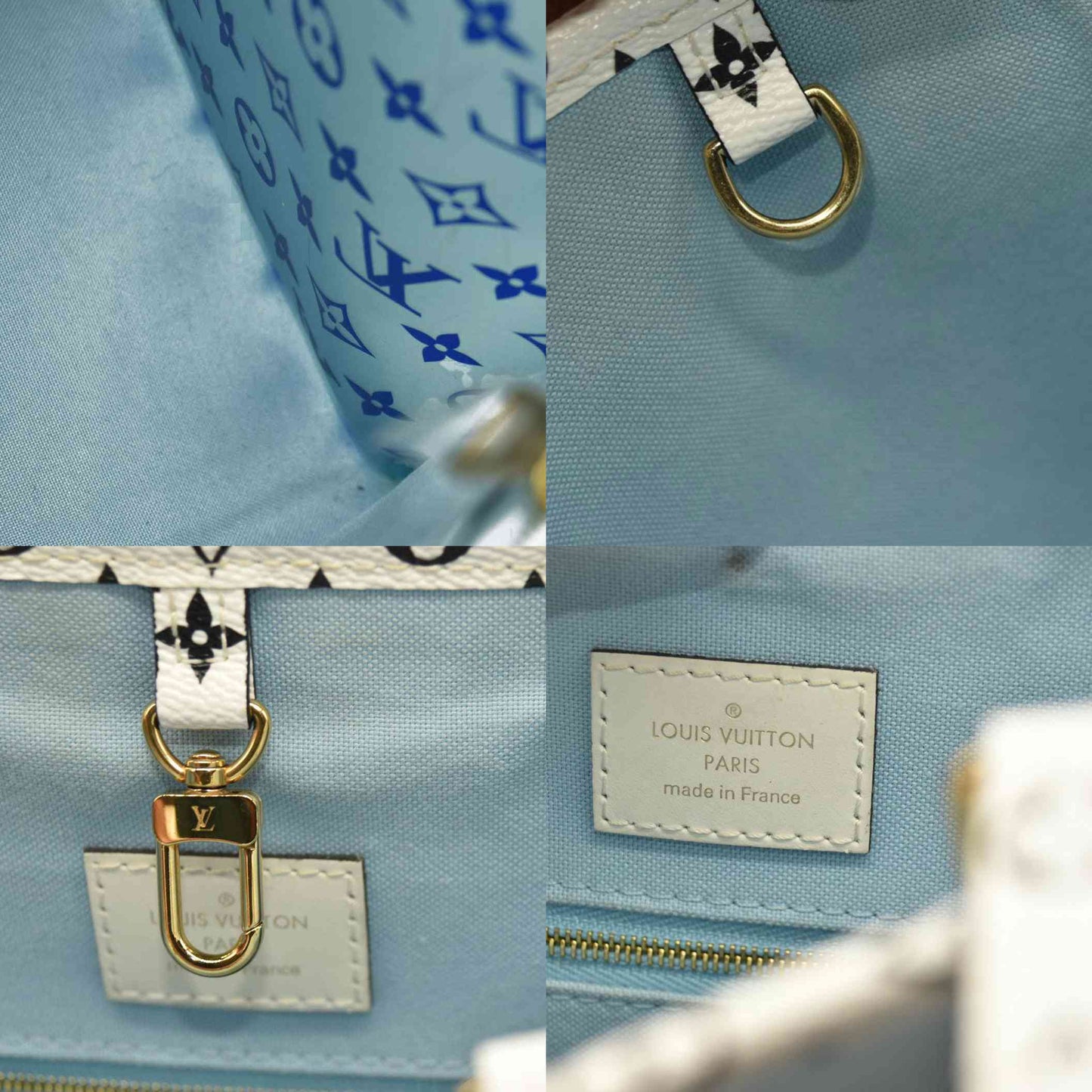 Louis Vuitton  Monogram Giant Okinawa Onthego Blue FL2199