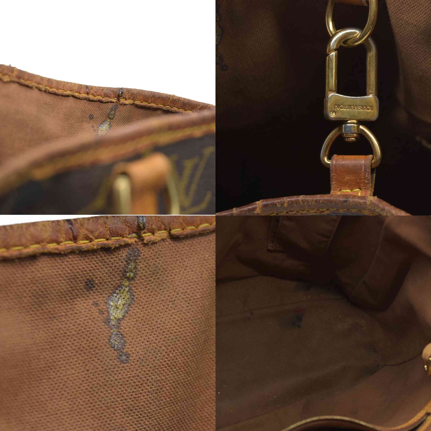 $1300 Louis Vuitton  Monogram Batignolles Vertical WELL WORN