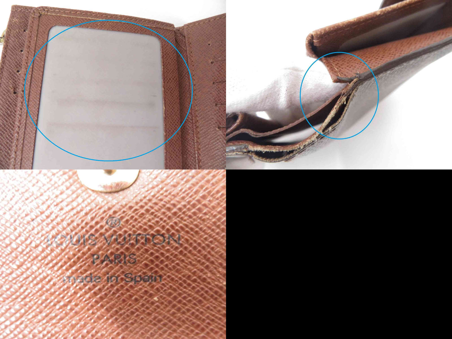 $775 LOUIS VUITTON Monogram Alexandra Trifold Wallet CA1180 2010