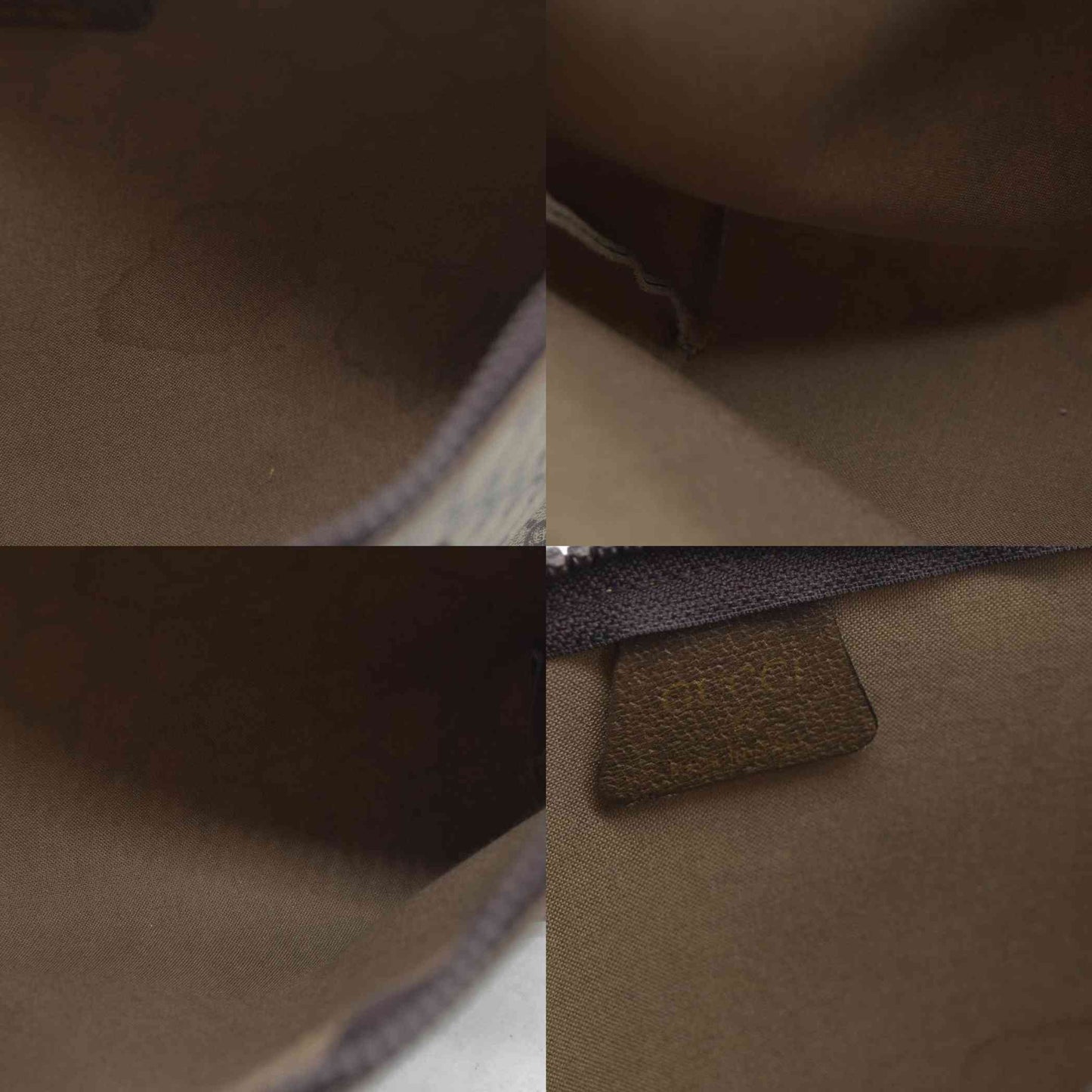 Gucci GG Gucci Plus PVC Leather Pouch Clutch Bag