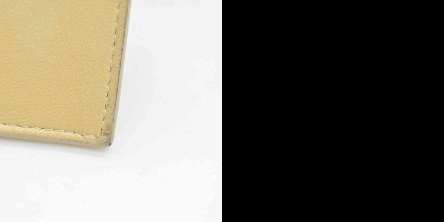 $650 Bottega Veneta Cassette Key Pouch Beige CONSIGNMENT