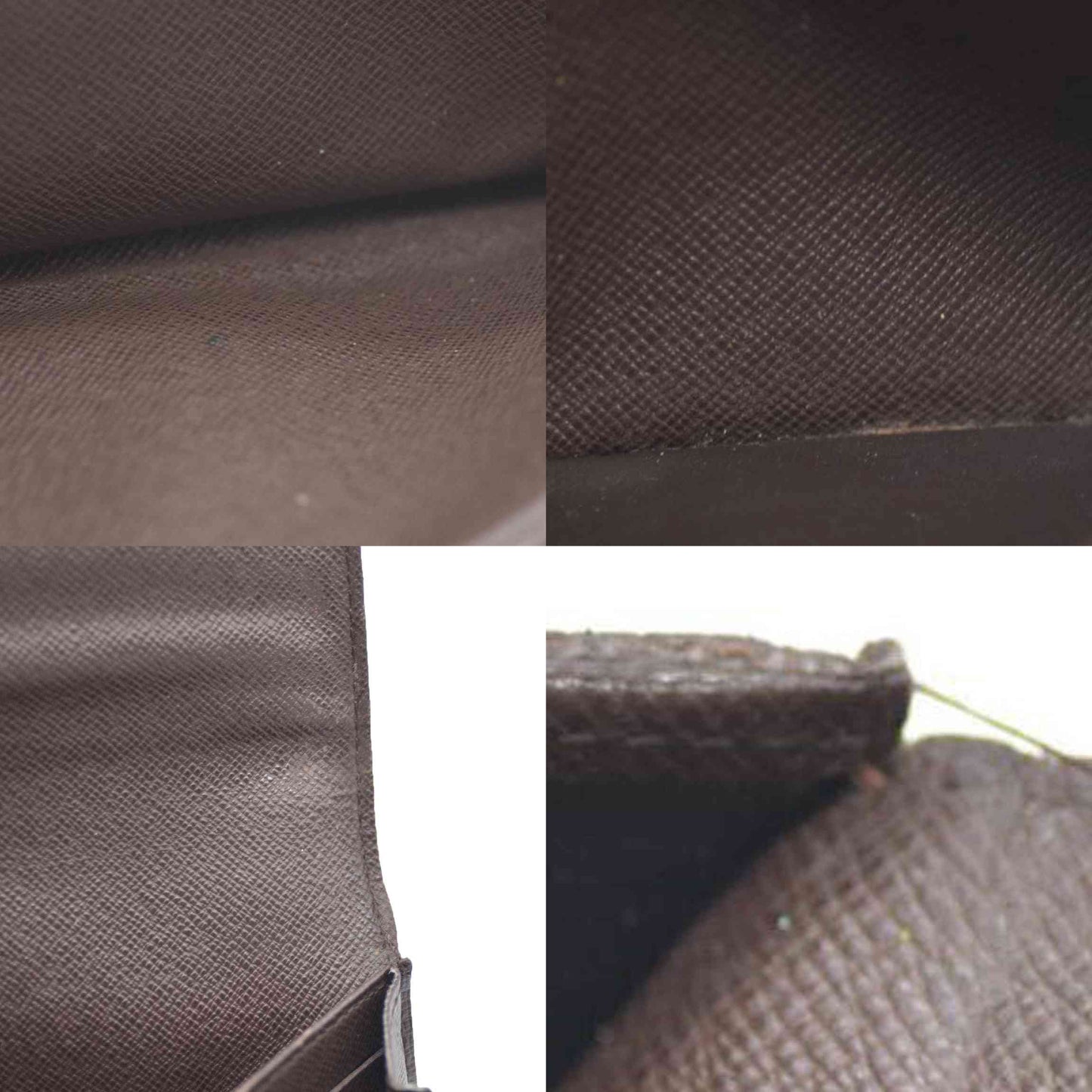 Louis Vuitton Damier Porte Feuille Sarah Long Bifold Wallet Brown CA1110