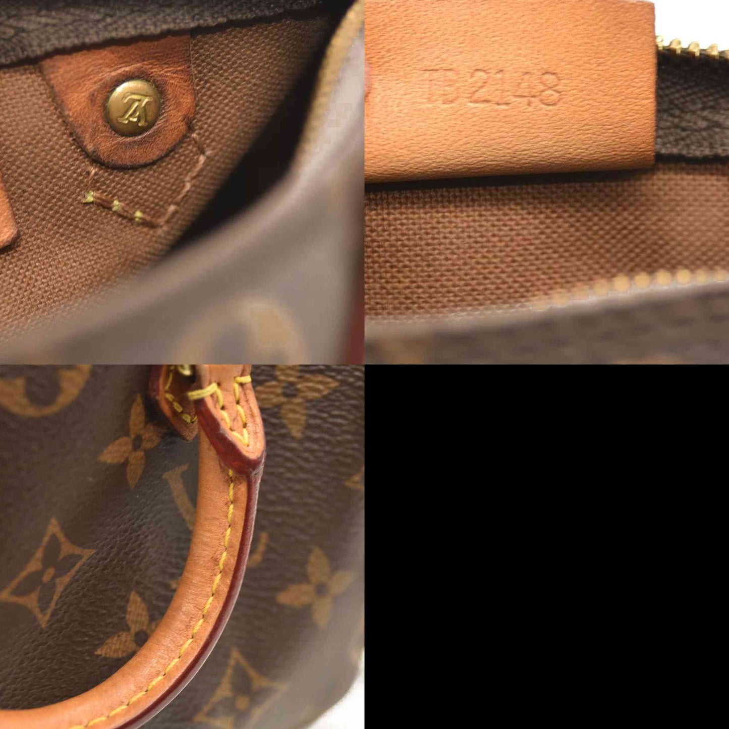 LOUIS VUITTON Monogram Nano Speedy TB2148