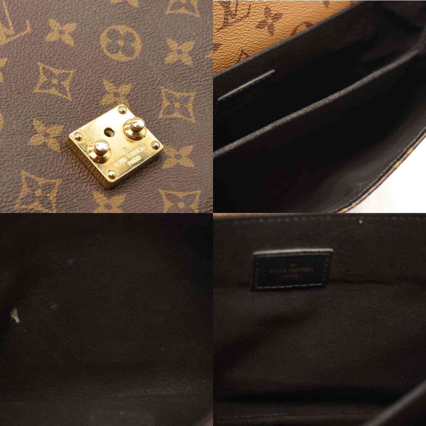 LOUIS VUITTON Reverse Monogram Pochette Metis SD4210