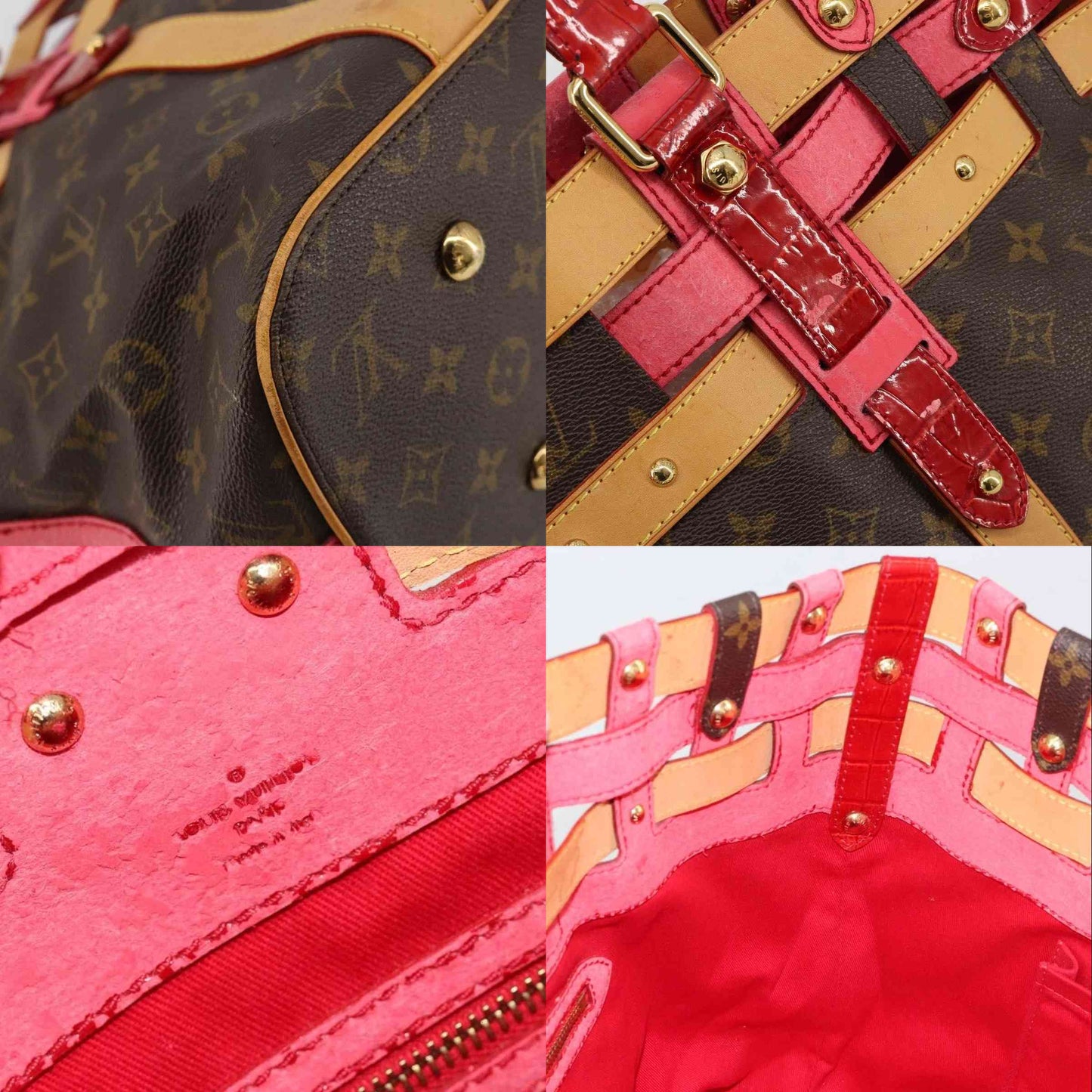 $2150 2007 LOUIS VUITTON Monogram Salina MM Rubis RC3097