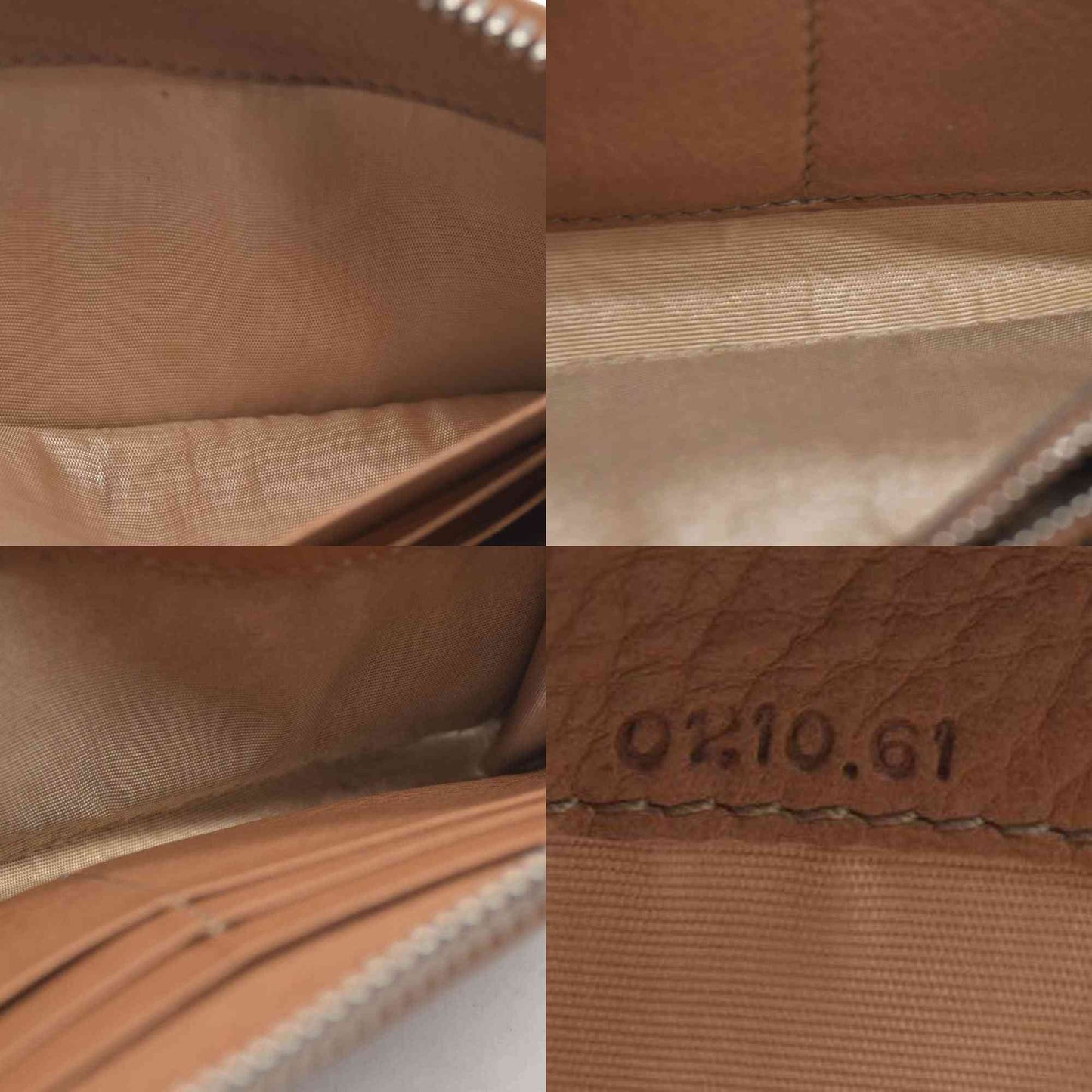 Chloe Paddington Beige Leather Long Wallet