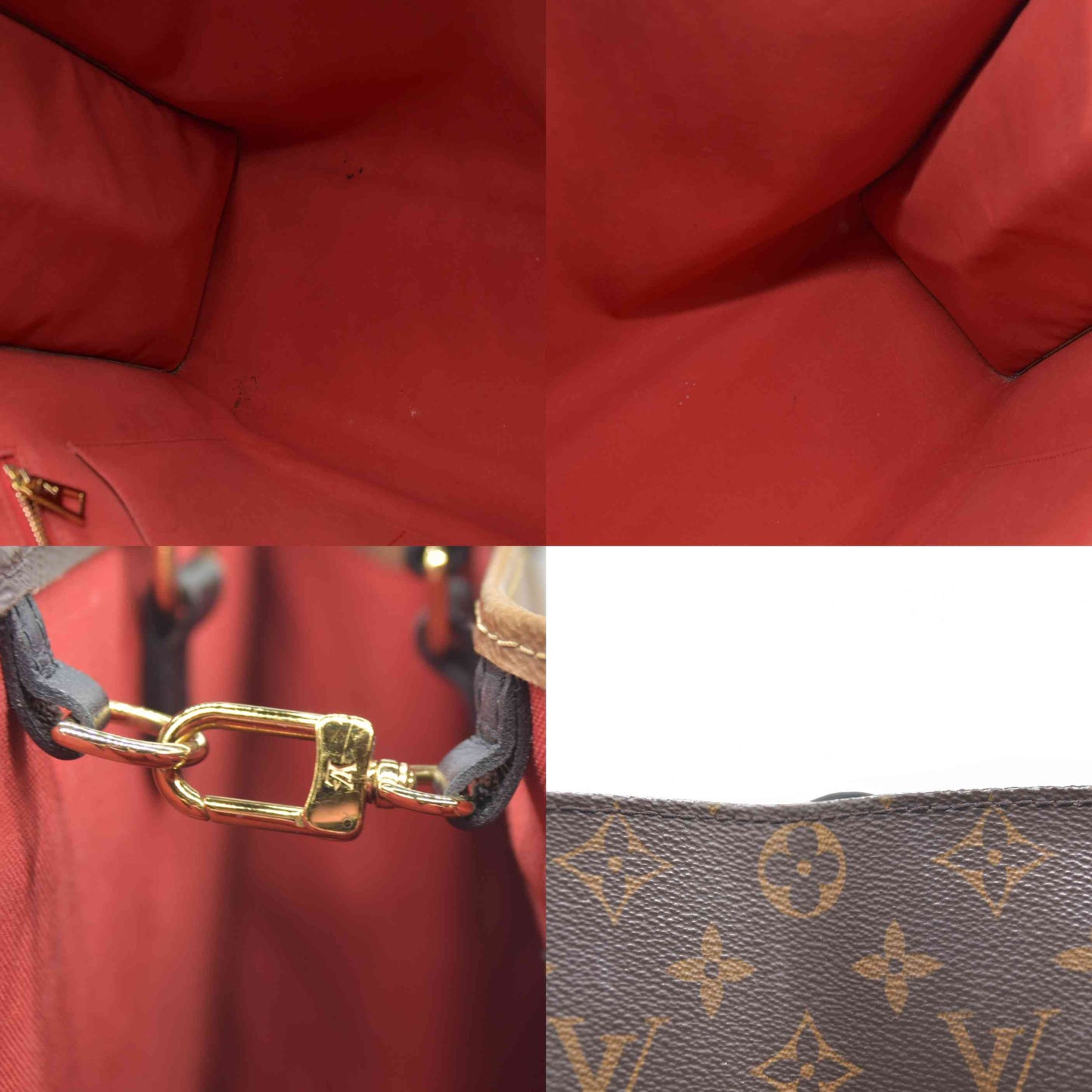 $3450 Louis Vuitton Monogram Reverse Giant OnTheGo GM